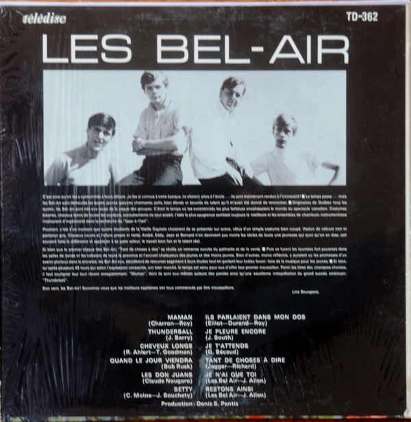 Les Bel Air - Les Bel Air | Télédisc (TD-362) - 2 Les Bel Air - Les Bel Air | Télédisc (TD-362) - 2