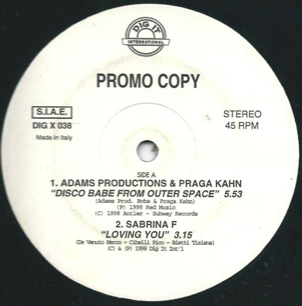 Various - Promo Copy | Dig It International (DIG X 038) - main Various - Promo Copy | Dig It International (DIG X 038) - main