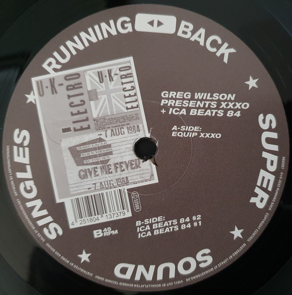Greg Wilson Presents Equip - XXXO + ICA Beats 84 | Running Back (RBSSS7) - 4