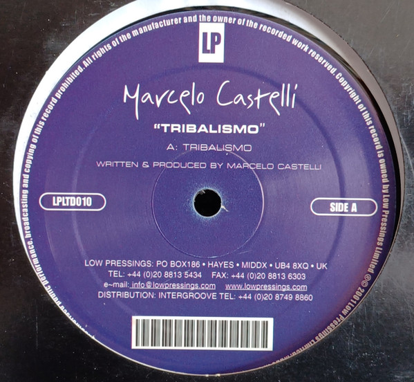 Marcelo Castelli - Tribalismo | Low Pressings Limited (LPLTD010)