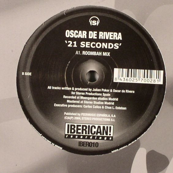 Oscar de Rivera - 21 Seconds | Iberican! Recordings (IBER010) - 2