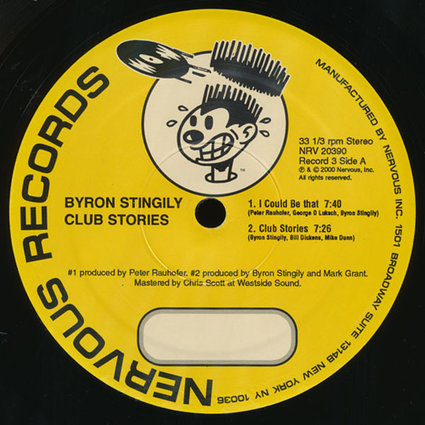 Byron Stingily - Club Stories | Nervous Records (NRV 20390) - 6