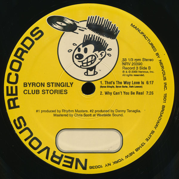 Byron Stingily - Club Stories | Nervous Records (NRV 20390) - 7