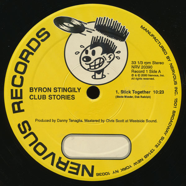 Byron Stingily - Club Stories | Nervous Records (NRV 20390) - 2