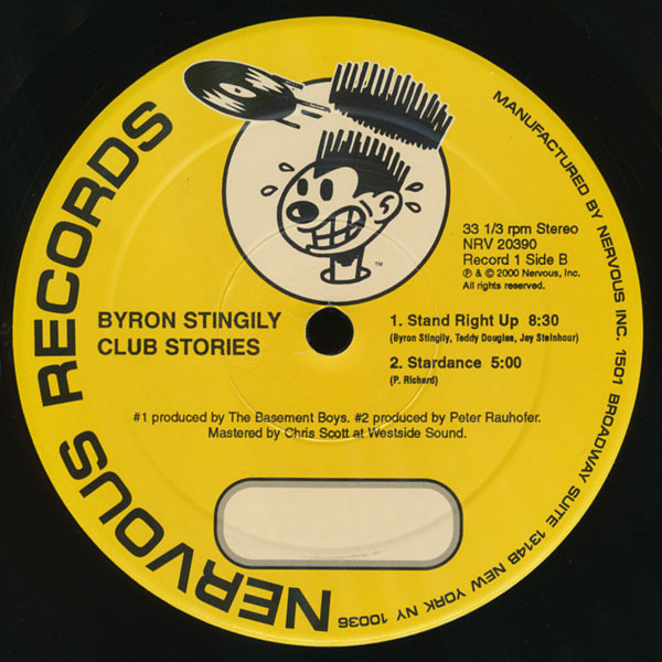 Byron Stingily - Club Stories | Nervous Records (NRV 20390) - 3