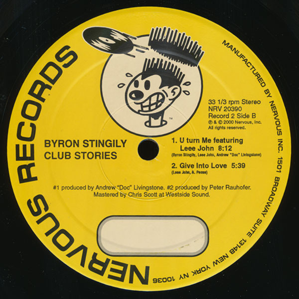 Byron Stingily - Club Stories | Nervous Records (NRV 20390) - 5