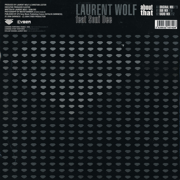 Laurent Wolf Featuring Soni Dee - About That | Darkness (DARK004) - 2 Laurent Wolf Featuring Soni Dee - About That | Darkness (DARK004) - 2