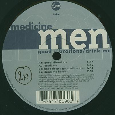 Medicine Men - Good Vibrations / Drink Me | U.S.S. (USS 016) - main Medicine Men - Good Vibrations / Drink Me | U.S.S. (USS 016) - main