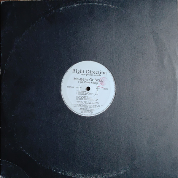 Members Of Soul Feat Paola Fabris - Right Direction | Right Direction (RD 01) - main Members Of Soul Feat Paola Fabris - Right Direction | Right Direction (RD 01) - main