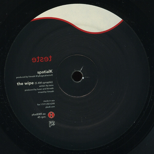 Teste - The Wipe | Plus 8 Records (plus8085) - 2