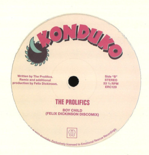 The Prolifics - Boy Child | Emotional Rescue (ERC129) - 2 The Prolifics - Boy Child | Emotional Rescue (ERC129) - 2