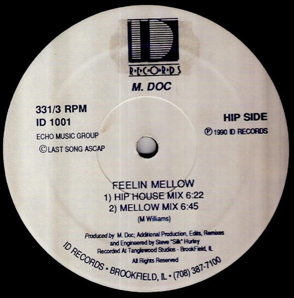 M. Doc - Feelin Mellow / Its Percussion | ID Records (ID 1001) - 3