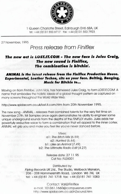 Lost It.com - Animal | Finiflex (flex001) - 3 Lost It.com - Animal | Finiflex (flex001) - 3