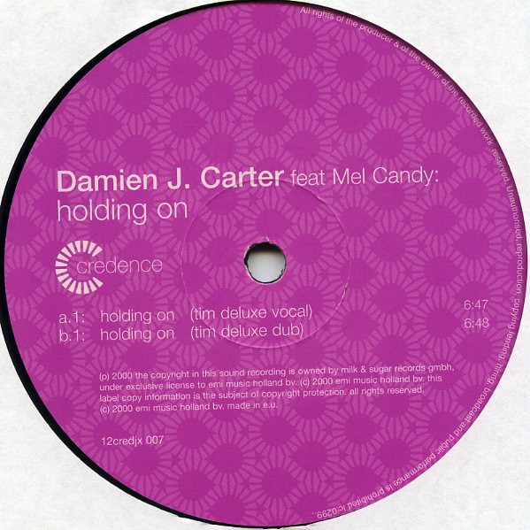 Damien J. Carter - Holding On | Credence (12credjx007) - main