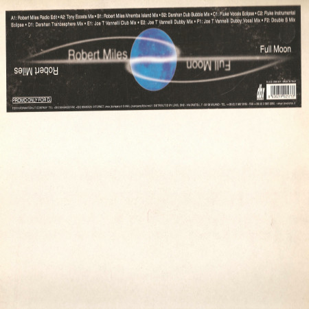 Robert Miles - Full Moon | DBX Records (DBX 057) - main Robert Miles - Full Moon | DBX Records (DBX 057) - main