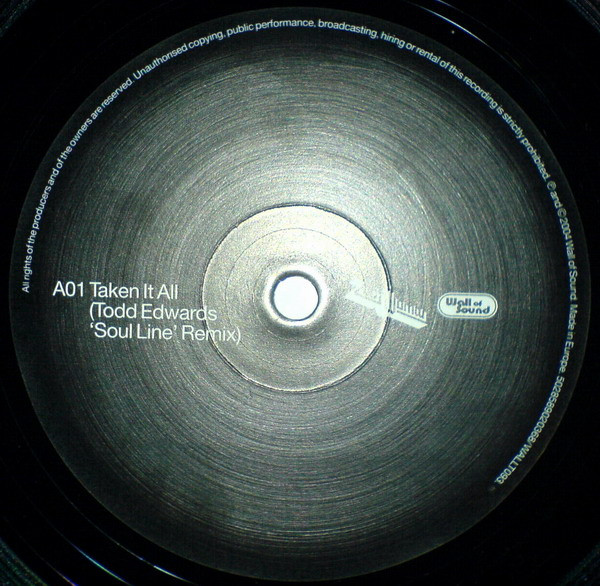 Zoot Woman - Taken It All | Wall Of Sound (WALLT093) - 5