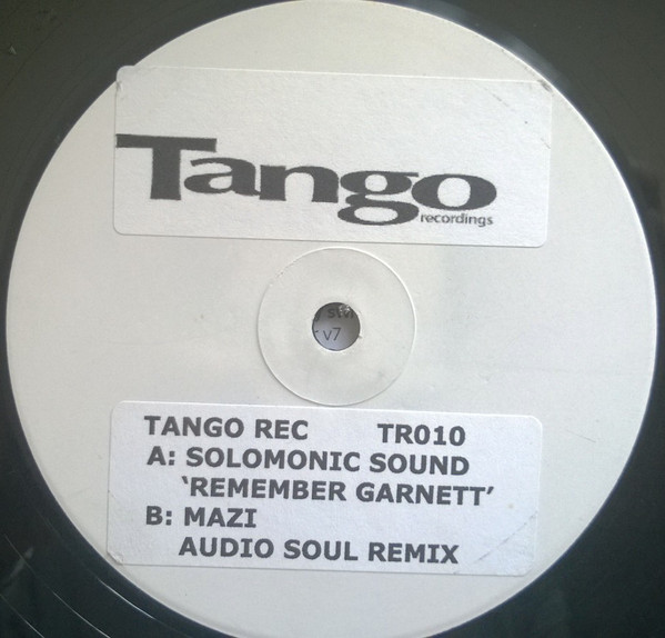 Solomonic Sound - Remember Garnett | Tango Recordings (TR010) - main