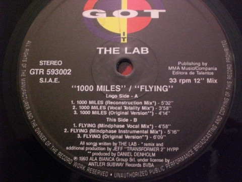 The Lab - 1000 Miles / Flying | Got It (GTR 593002) - 2 The Lab - 1000 Miles / Flying | Got It (GTR 593002) - 2