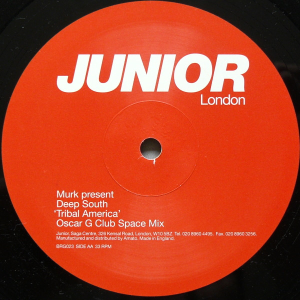 Murk Present Deep South - Tribal America | Junior London (BRG023) - 4 Murk Present Deep South - Tribal America | Junior London (BRG023) - 4
