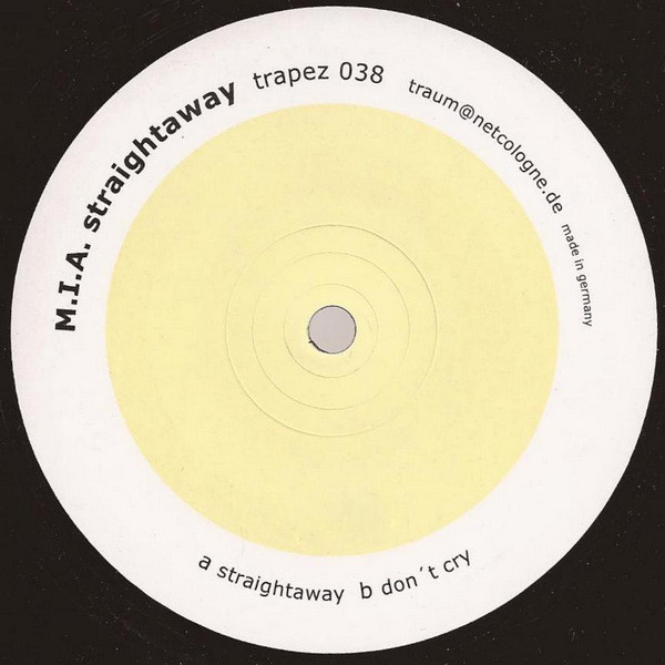M.I.A. - Straightaway | Trapez (trapez 038)
