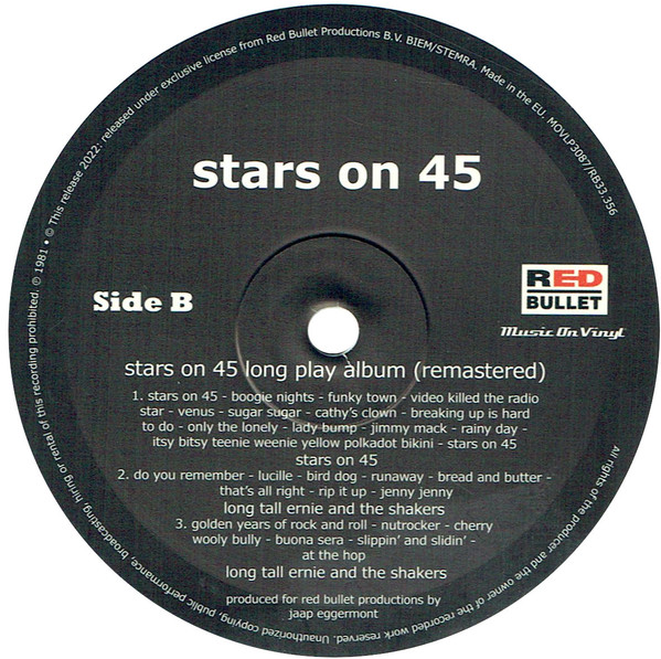 Stars On 45 - Long Play Album | Music On Vinyl (MOVLP3087) - 4 Stars On 45 - Long Play Album | Music On Vinyl (MOVLP3087) - 4
