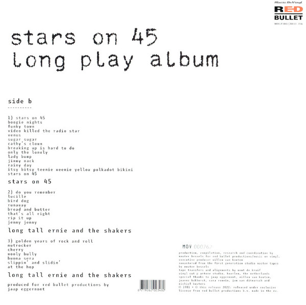 Stars On 45 - Long Play Album | Music On Vinyl (MOVLP3087) - 2 Stars On 45 - Long Play Album | Music On Vinyl (MOVLP3087) - 2
