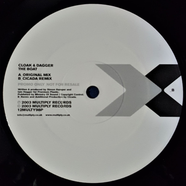 Cloak & Dagger - The Boat | Multiply Records (12MULTY 98P) - main
