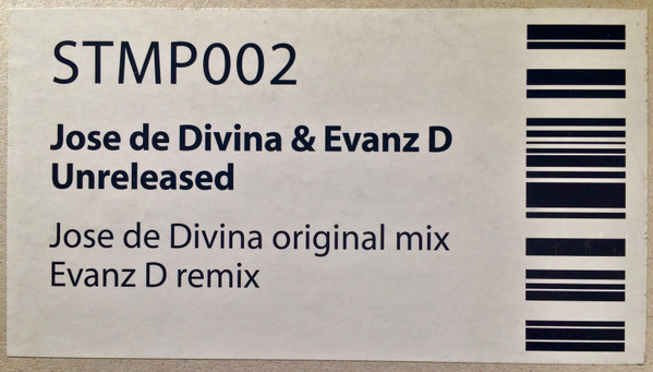 José De Divina & Evanz D - Unreleased | Stomp Recordings (STMP002) - 2 José De Divina & Evanz D - Unreleased | Stomp Recordings (STMP002) - 2