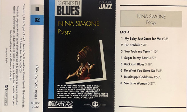 Nina Simone - Porgy | Editions Atlas (BLU-K7 3032)