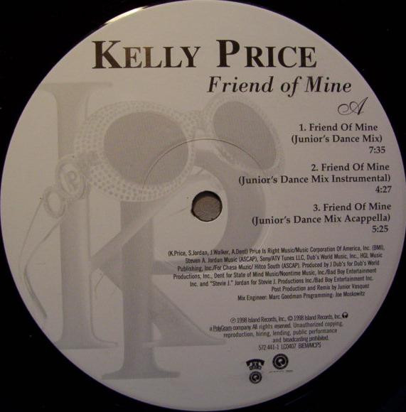 Kelly Price - Friend Of Mine | Island Records (572 441-1)