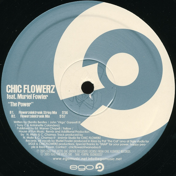 Chic Flowerz Feat. Muriel Fowler - The Power | Ego Music (EGOMIX 037, EGOMIX037) - 3 Chic Flowerz Feat. Muriel Fowler - The Power | Ego Music (EGOMIX 037, EGOMIX037) - 3