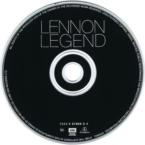 John Lennon - Lennon Legend (The Very Best Of John Lennon) | Parlophone (7243 8 21954 2 9) - 3 John Lennon - Lennon Legend (The Very Best Of John Lennon) | Parlophone (7243 8 21954 2 9) - 3