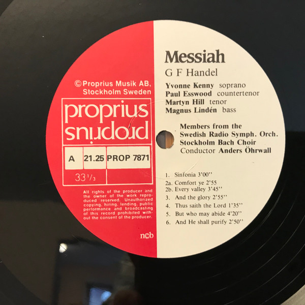 Messiah - A Live Recording