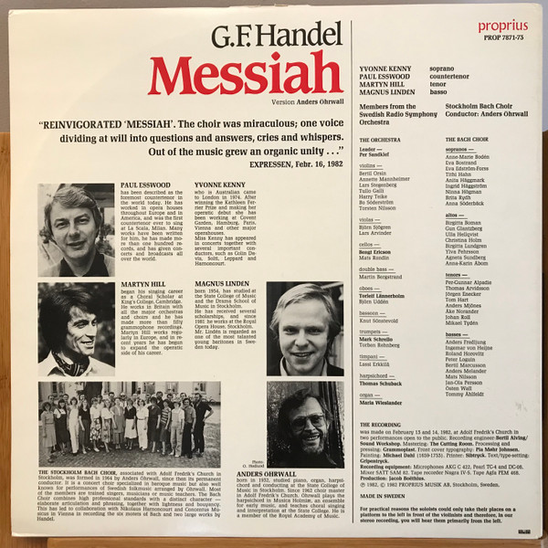 Messiah - A Live Recording