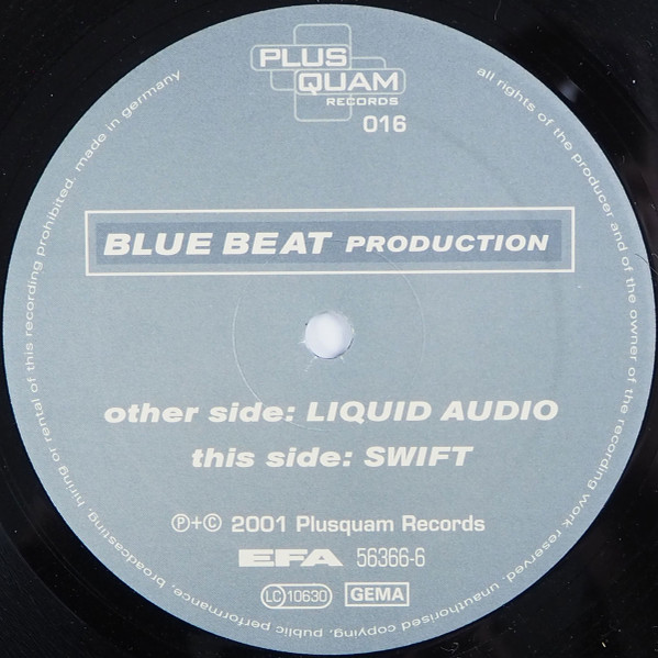 Blue Beat - Liquid Audio | Plusquam Records (PQ 016) - 3