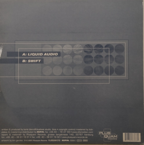 Blue Beat - Liquid Audio | Plusquam Records (PQ 016) - 2