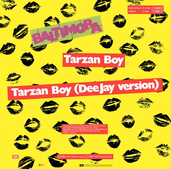 Baltimora - Tarzan Boy (Extended Version) | EMI (1C K 060 11 8692 6) - 2