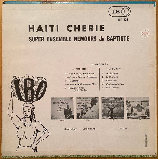 Ensemble Nemours Jn. Baptiste - Haiti Cherie | IBO Records (ILP 131) - 2