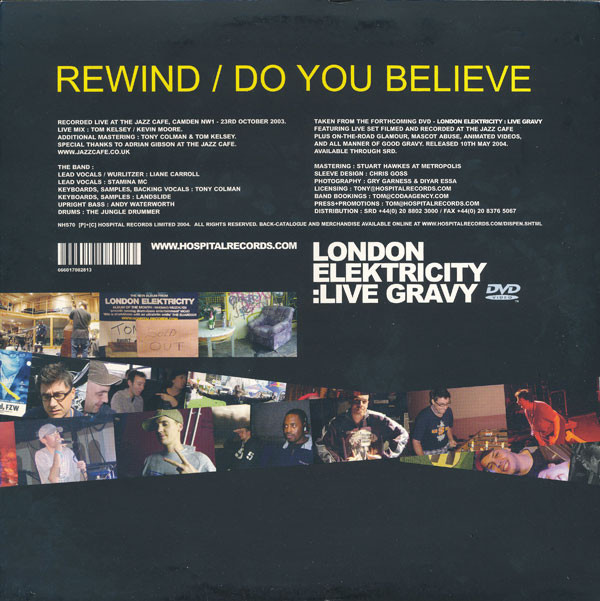 London Elektricity - Live At The Jazz Cafe | Hospital Records (NHS70) - 2