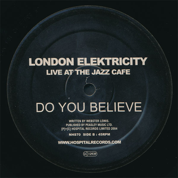 London Elektricity - Live At The Jazz Cafe | Hospital Records (NHS70) - 4