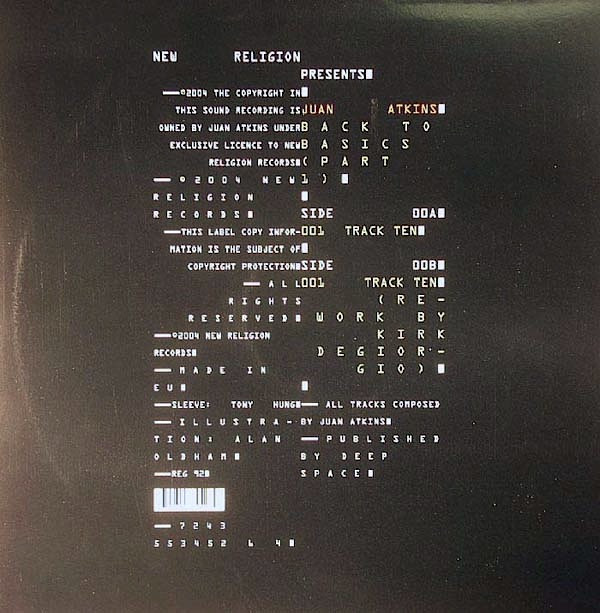 Juan Atkins - Back To Basics (Part 1) | New Religion (REG 92) - 2