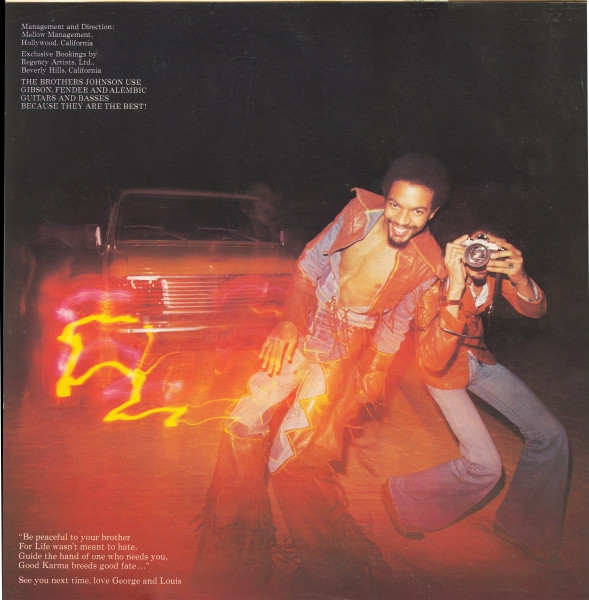 Brothers Johnson - Right On Time | A&M Records (SP-4644) - 12