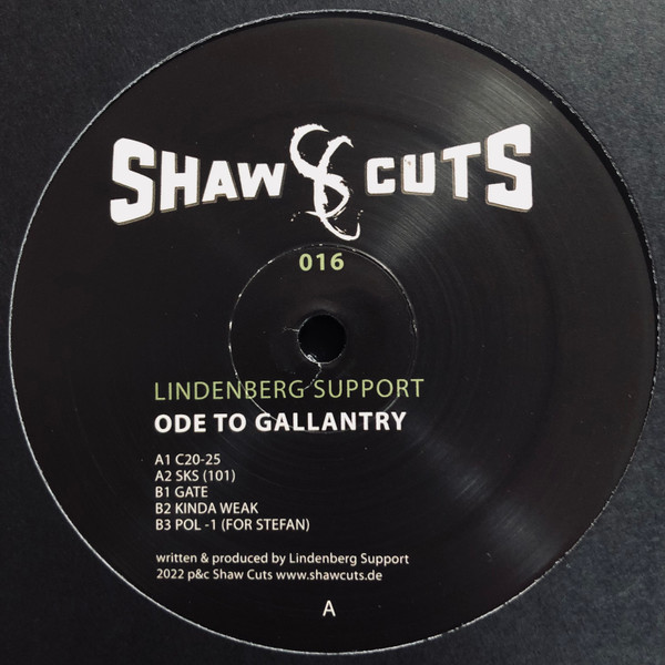 Lindenberg Support - Ode To Gallantry | Shaw Cuts (SC016) - 2