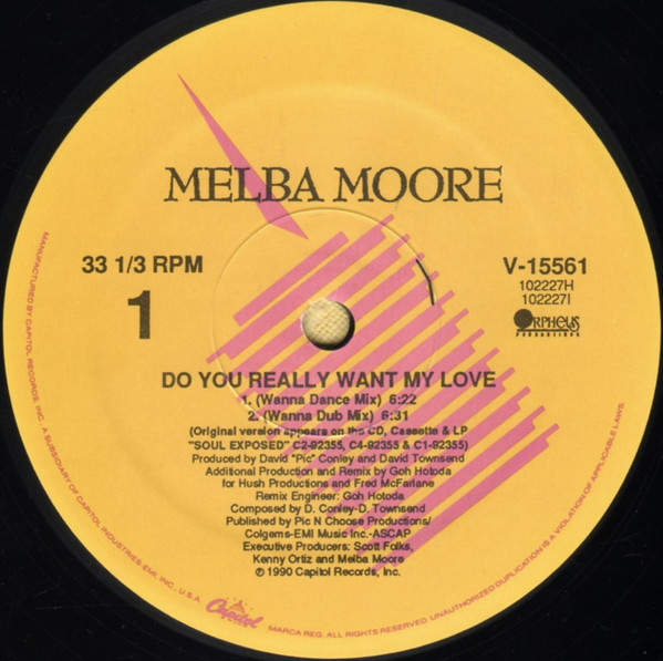 Melba Moore - Do You Really Want My Love | Capitol Records (V-15561) - 3 Melba Moore - Do You Really Want My Love | Capitol Records (V-15561) - 3