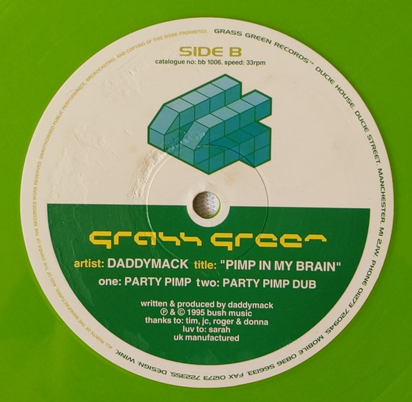 Daddy Mack - Pimp In My Brain | Grass Green Records (bb 1006) - 4
