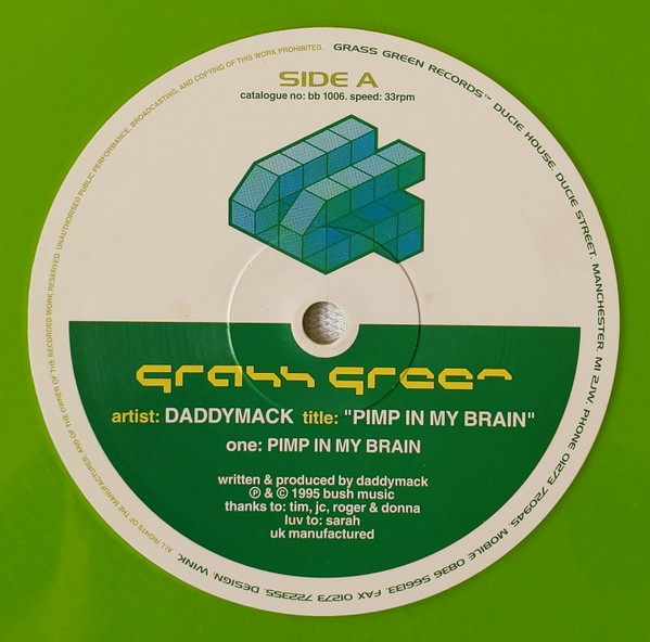 Daddy Mack - Pimp In My Brain | Grass Green Records (bb 1006) - 3