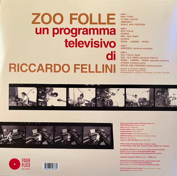 Giuliano Sorgini - Zoo Folle | Four Flies Records (FLIES 54) - 2 Giuliano Sorgini - Zoo Folle | Four Flies Records (FLIES 54) - 2