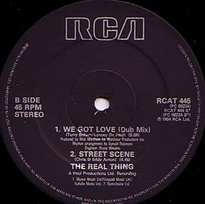 The Real Thing - We Got Love | RCA (RCAT 445) - 3 The Real Thing - We Got Love | RCA (RCAT 445) - 3