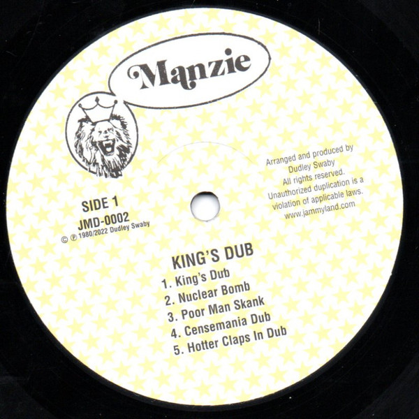 Ja-Man Allstars - King's Dub | Manzie (JMD-0002) - 2