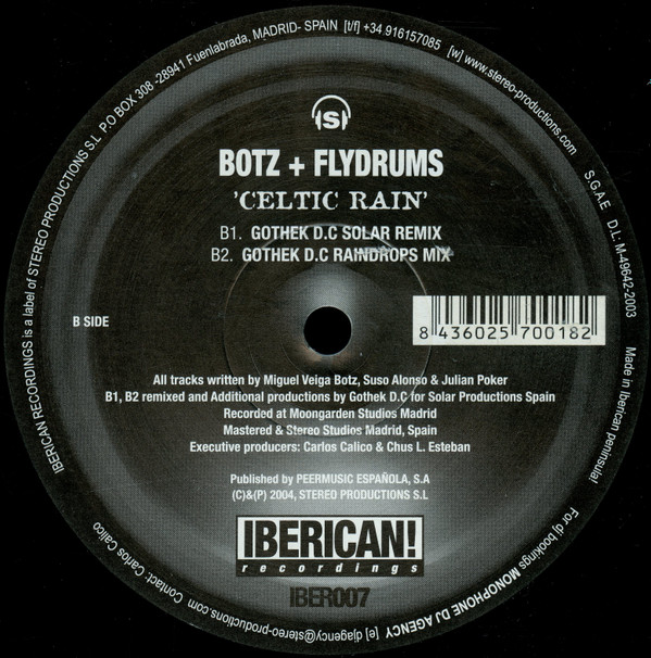 Botz + Flydrums - Celtic Rain | Iberican! Recordings (IBER007) - 2 Botz + Flydrums - Celtic Rain | Iberican! Recordings (IBER007) - 2